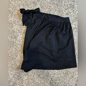 Elegant Black Women's Asymmetrical Blouse